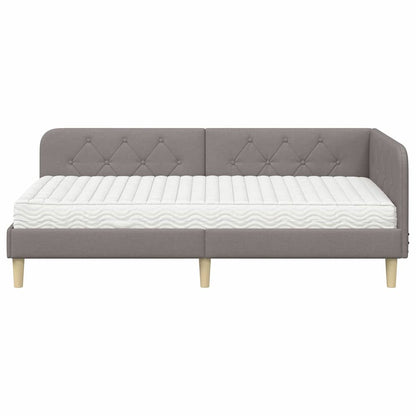 Cornice del letto ad angolo Talpa 90 x 190 cm Tessuto | homemem39