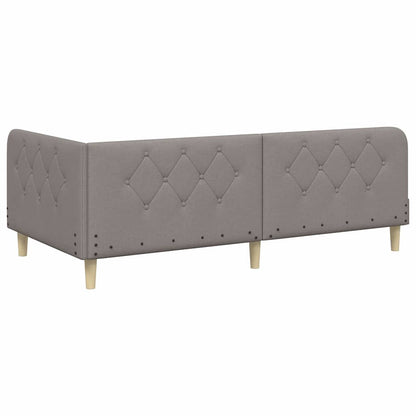 Cornice del letto ad angolo Talpa 90 x 200 cm Tessuto | homemem39