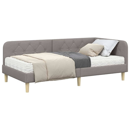 Cornice del letto ad angolo Talpa 90 x 200 cm Tessuto | homemem39