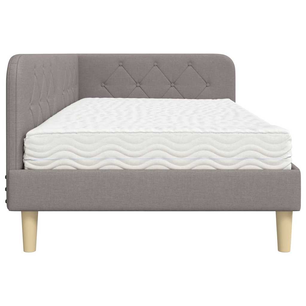 Cornice del letto ad angolo Talpa 90 x 200 cm Tessuto | homemem39