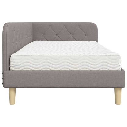 Cornice del letto ad angolo Talpa 90 x 200 cm Tessuto | homemem39