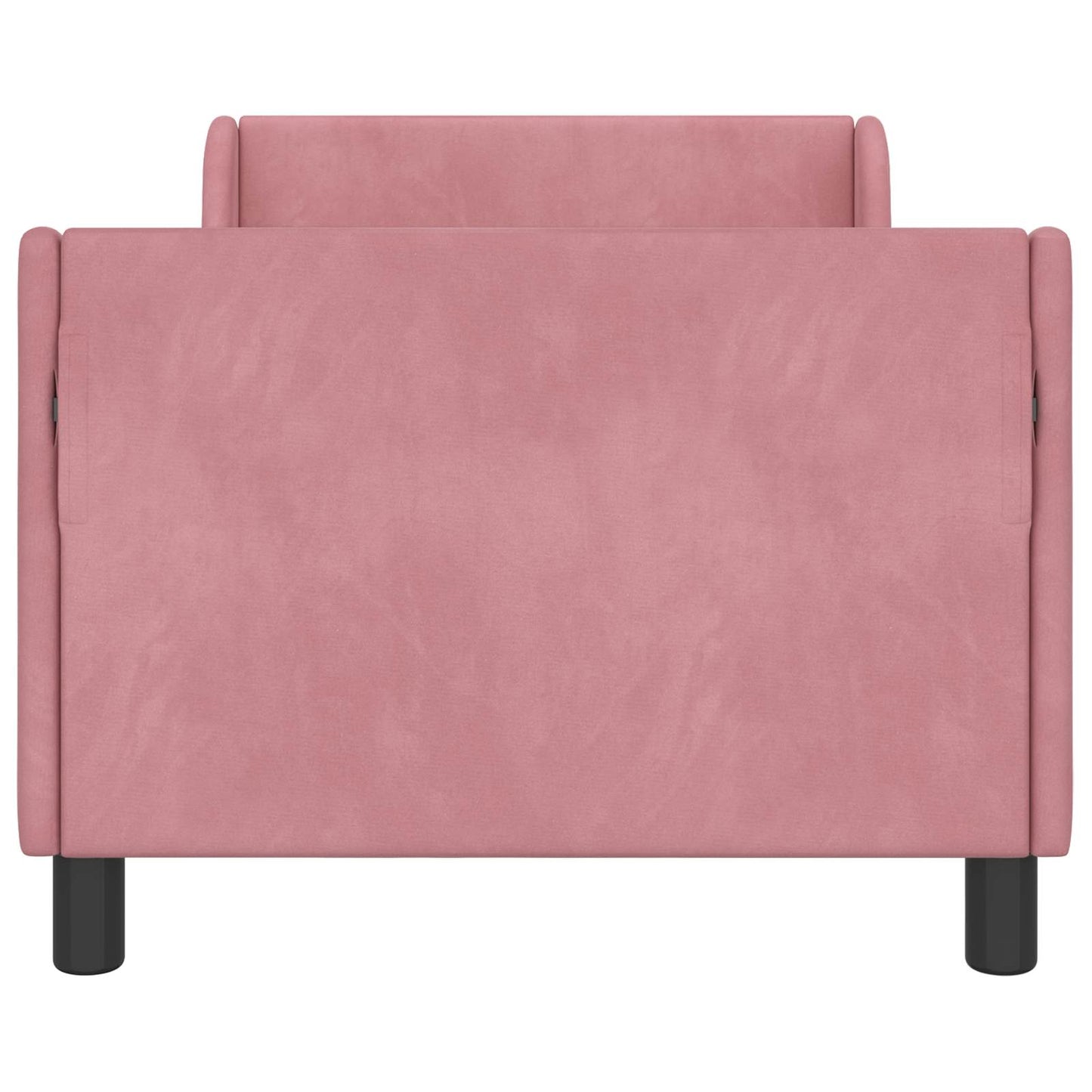 Struttura letto bambini con testata Rosa 80 x 160 cm Velluto