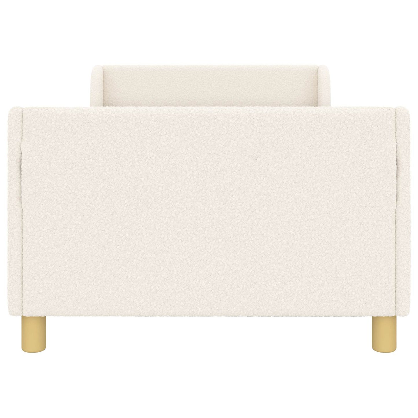 Struttura letto bambini con testata Crema 80 x 200 cm Bouclé | homemem39