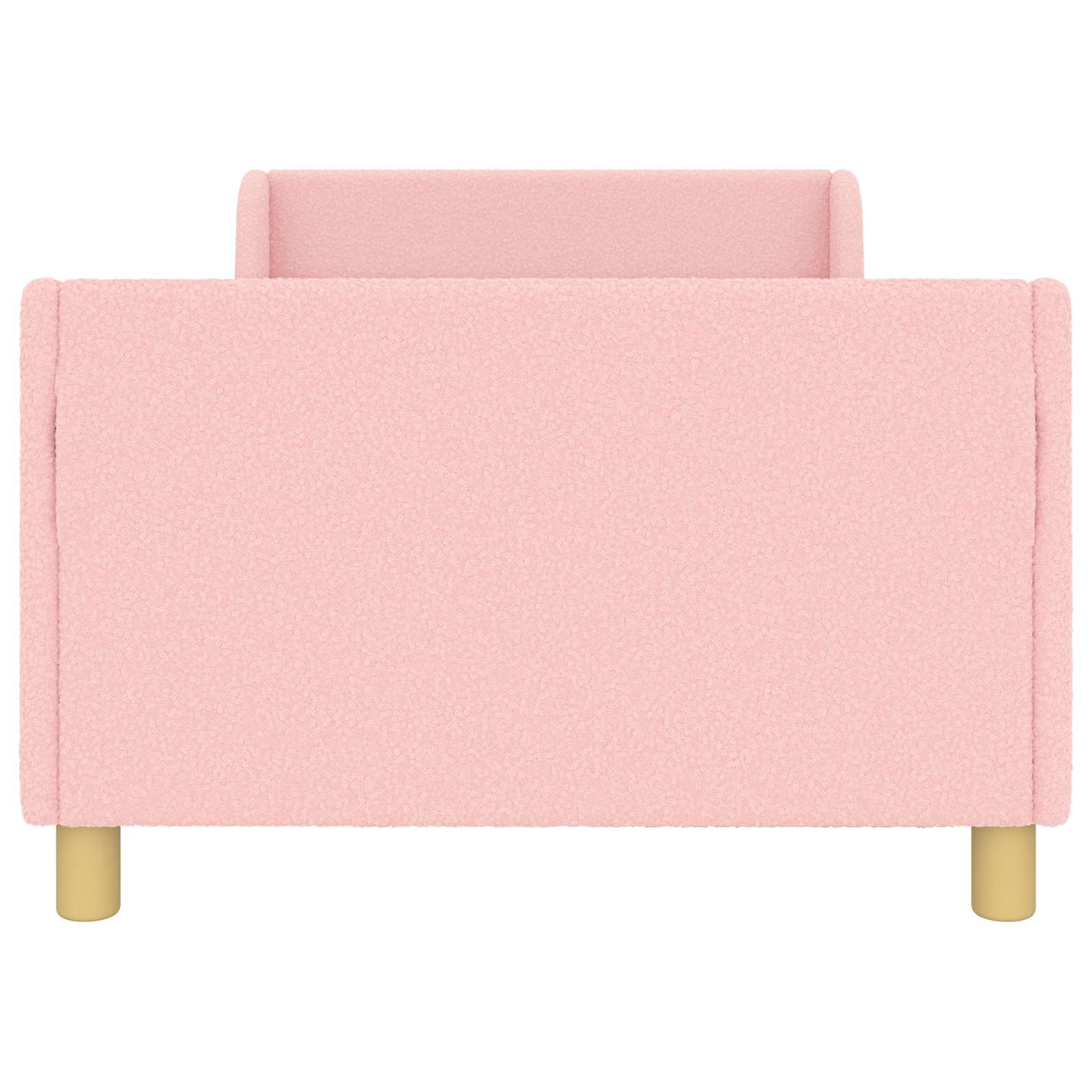 Struttura letto bambini con testata Rosa 80 x 200 cm Bouclé | homemem39