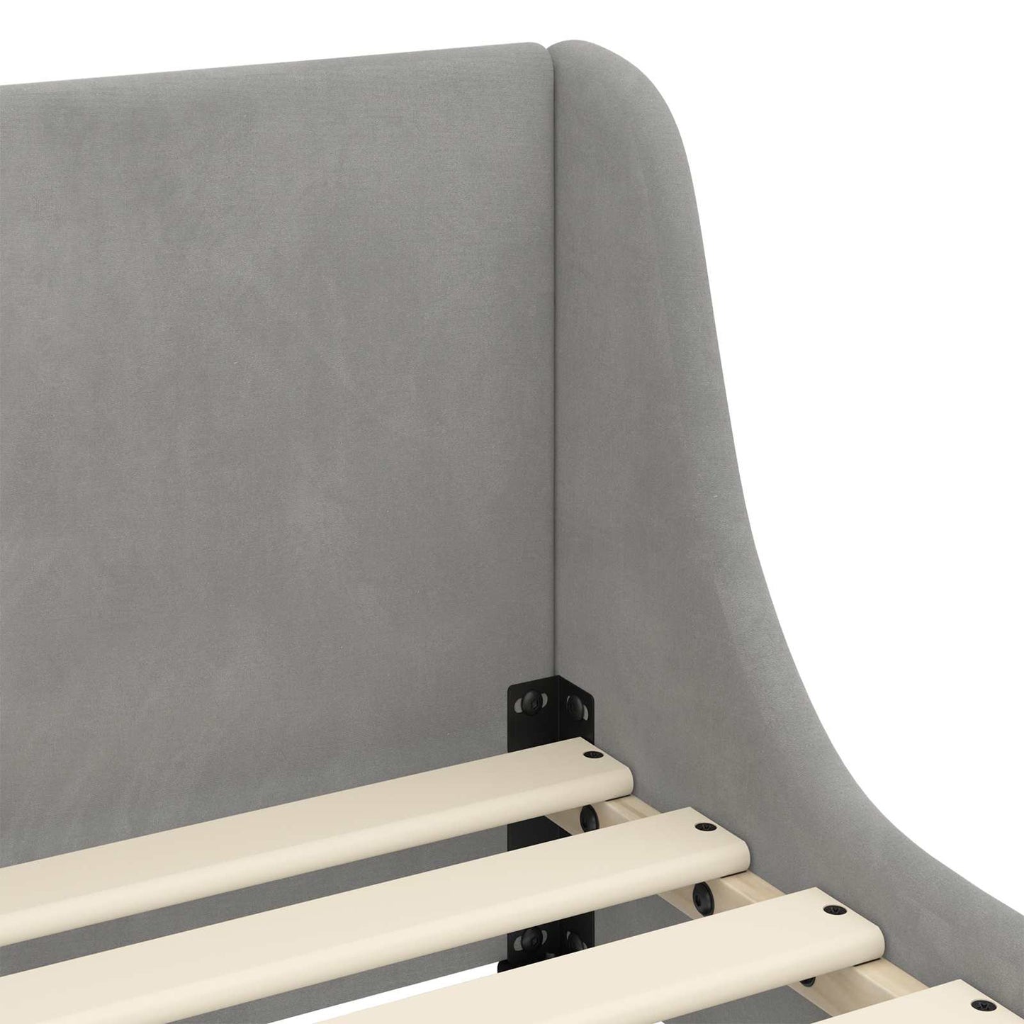 Struttura letto bambini con testata Grigio Chiaro 80 x 200 cm | homemem39