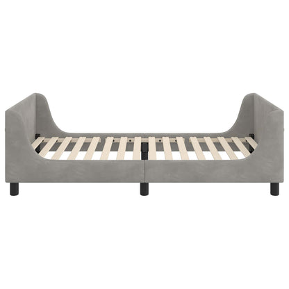 Struttura letto bambini con testata Grigio Chiaro 80 x 200 cm | homemem39