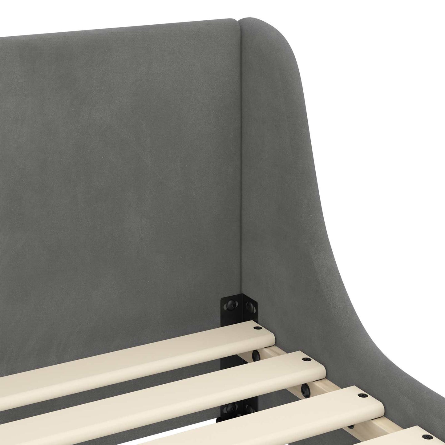 Struttura letto bambini con testata Grigio Scuro 80 x 200 cm | homemem39