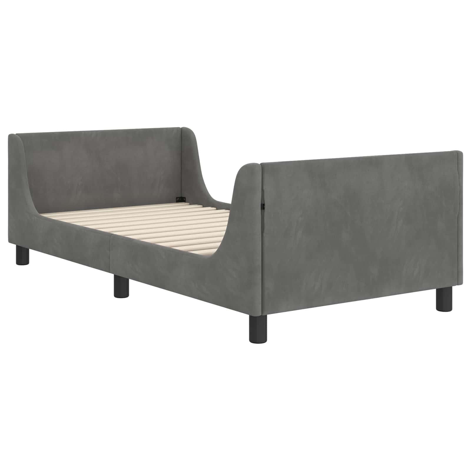 Struttura letto bambini con testata Grigio Scuro 80 x 200 cm | homemem39
