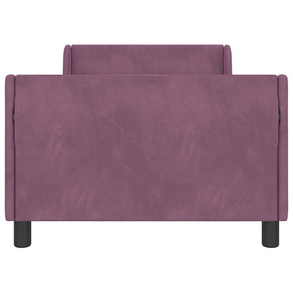 Struttura letto bambini con testata Viola 80 x 200 cm Velluto | homemem39