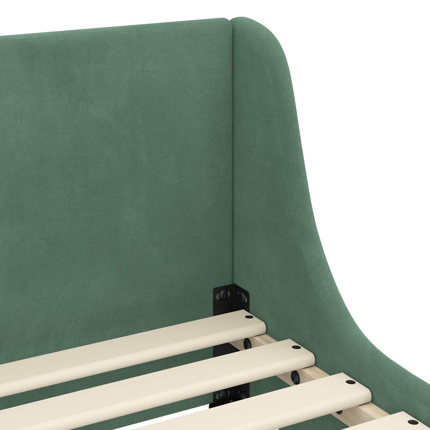 Struttura letto bambini con testata Verde Mare 80 x 200 cm | homemem39