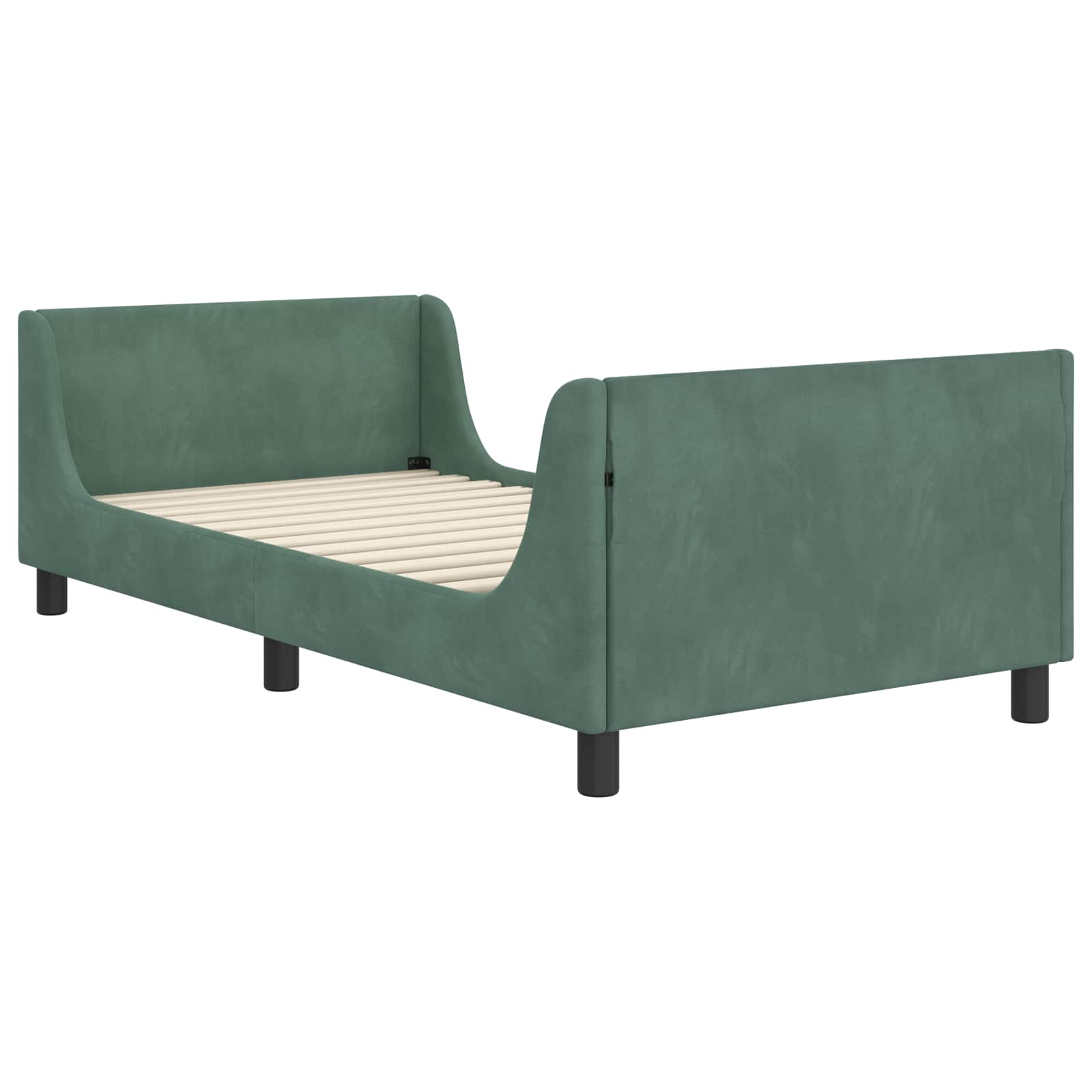 Struttura letto bambini con testata Verde Mare 80 x 200 cm | homemem39