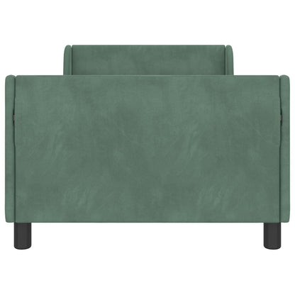 Struttura letto bambini con testata Verde Mare 80 x 200 cm | homemem39