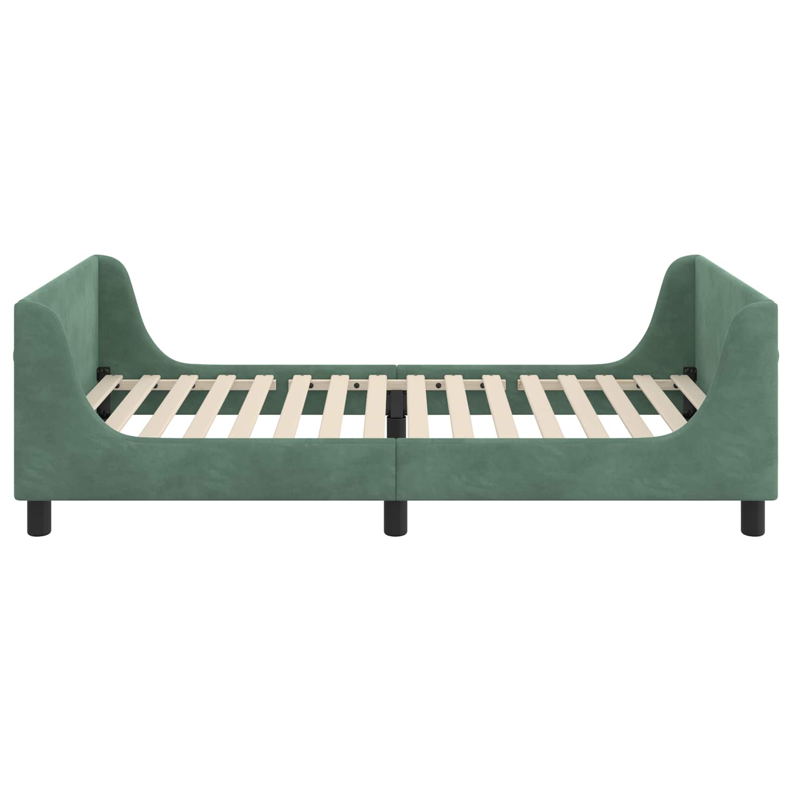 Struttura letto bambini con testata Verde Mare 80 x 200 cm | homemem39
