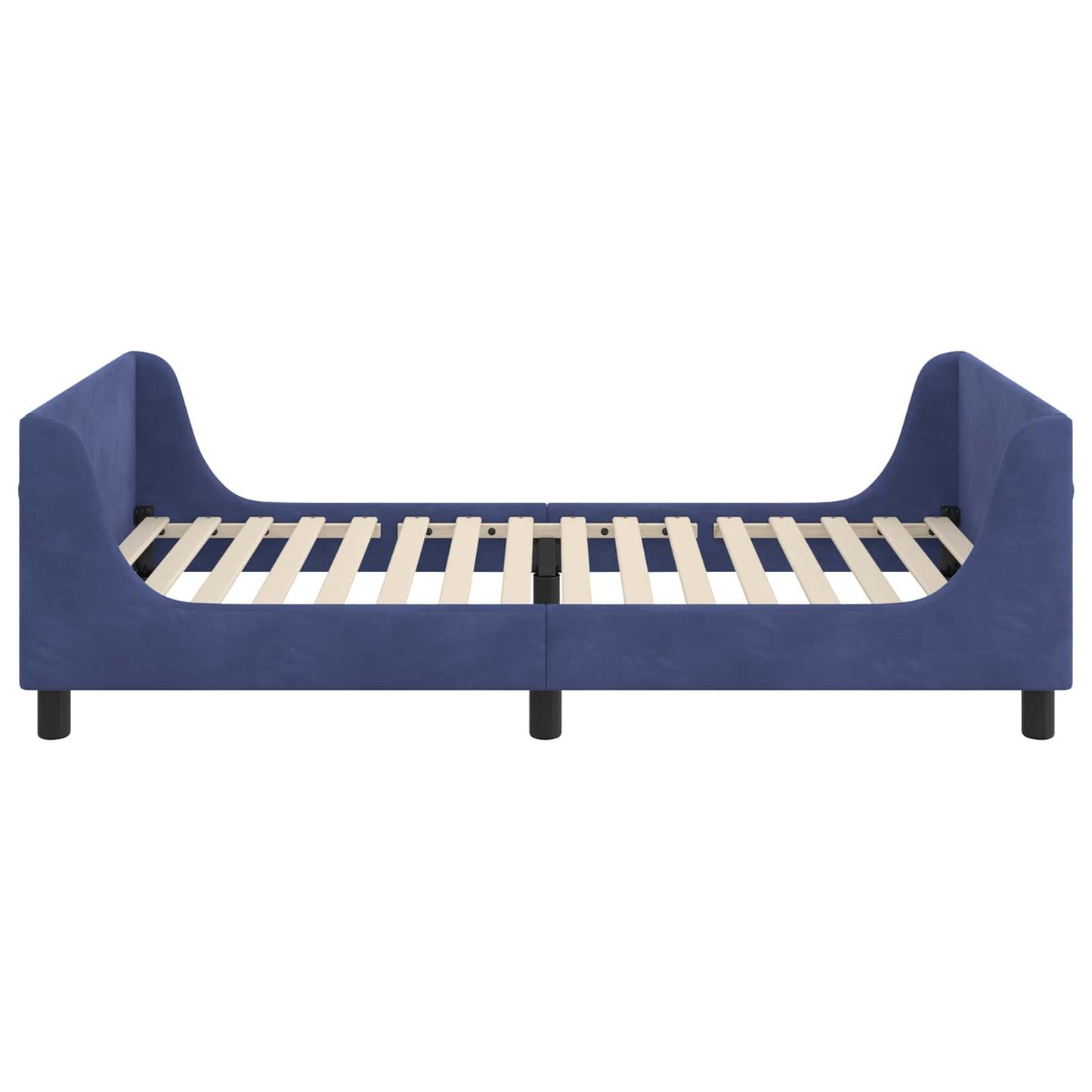 Struttura letto bambini con testata Blu Polizia 80 x 200 cm | homemem39