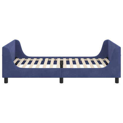 Struttura letto bambini con testata Blu Polizia 80 x 200 cm | homemem39