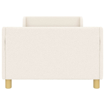 Struttura letto bambini con testata Crema 90 x 190 cm Bouclé | homemem39