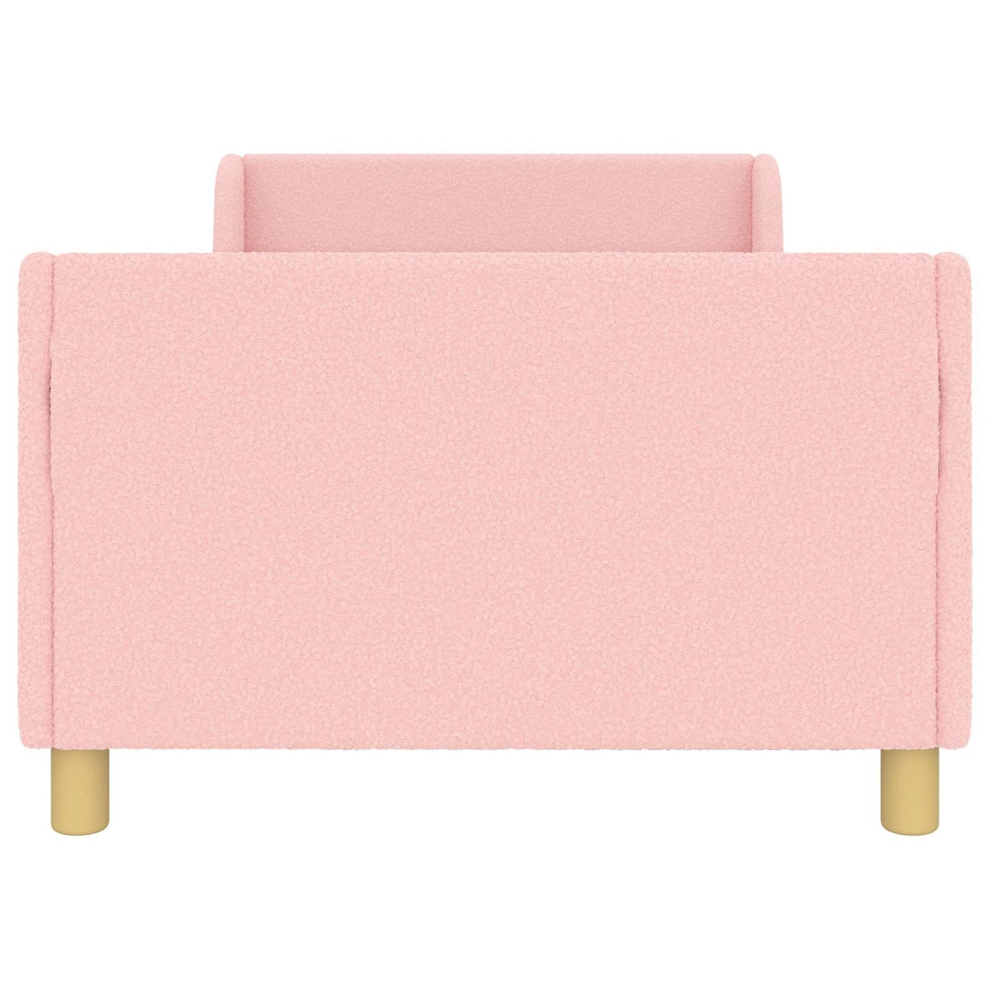 Struttura letto bambini con testata Rosa 90 x 190 cm Bouclé | homemem39