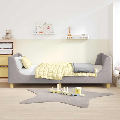 Struttura letto bambini con testata Grigio Chiaro 90x190 cm | homemem39