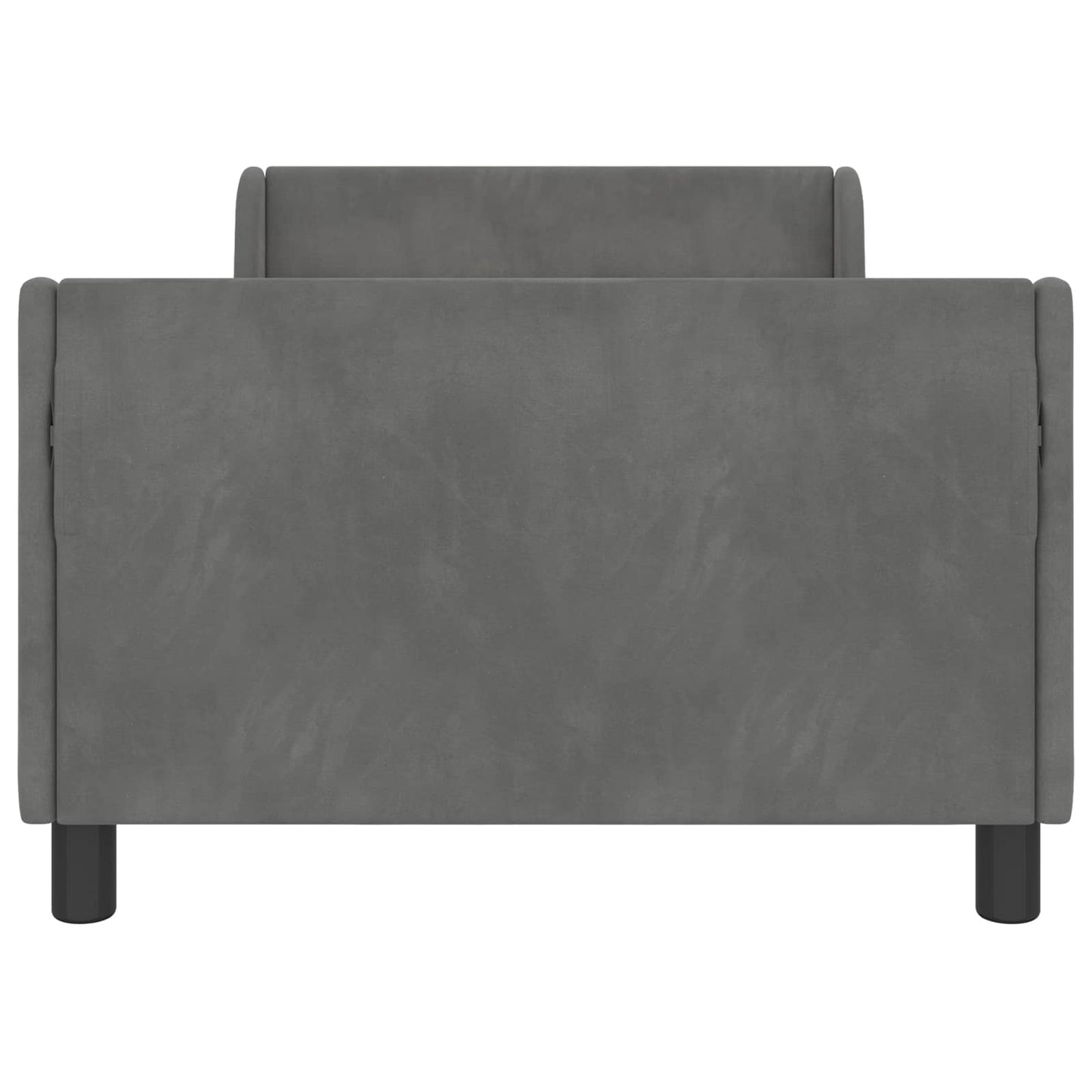 Struttura letto bambini con testata Grigio Scuro 90 x 190 cm | homemem39