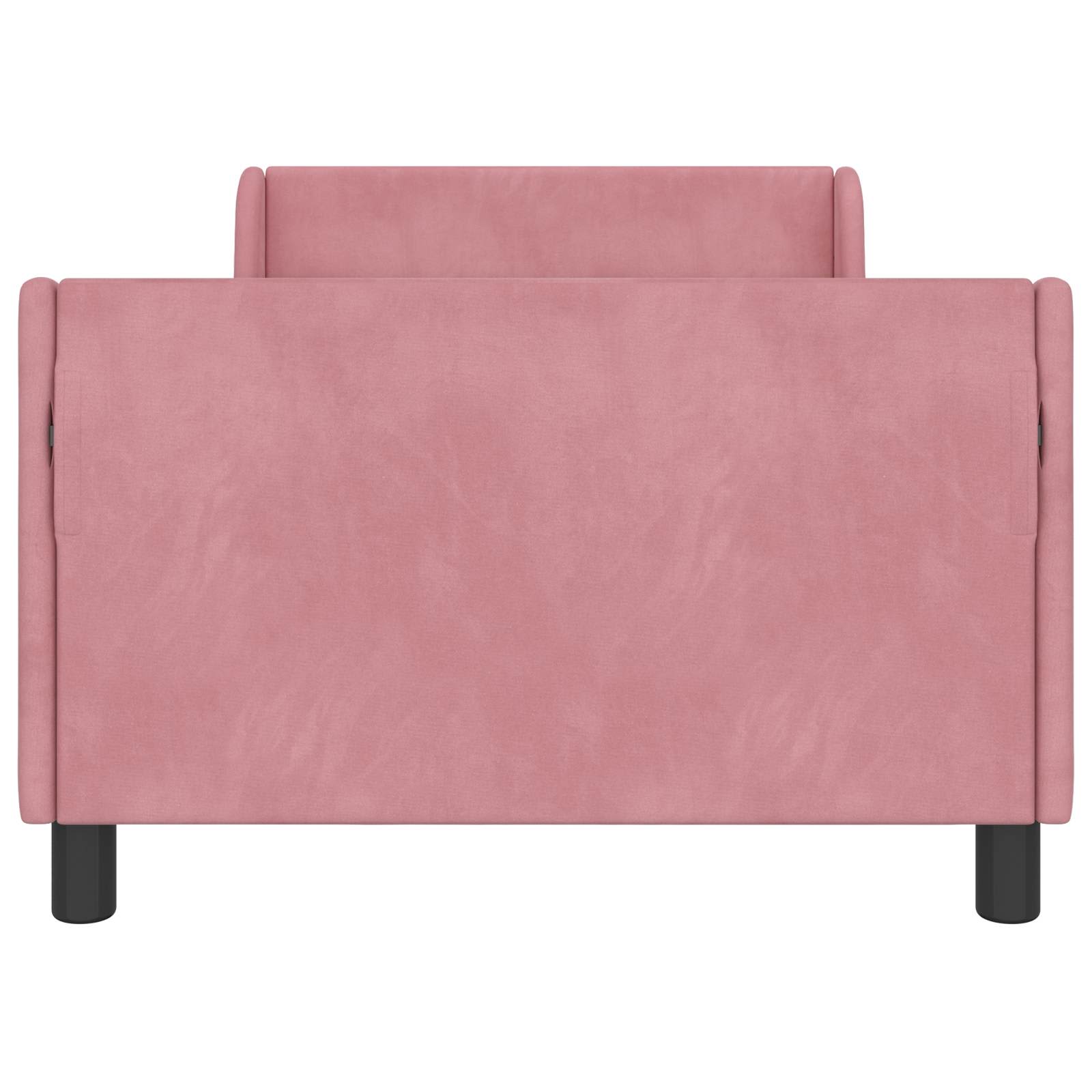 Struttura letto bambini con testata Rosa 90 x 190 cm Velluto | homemem39