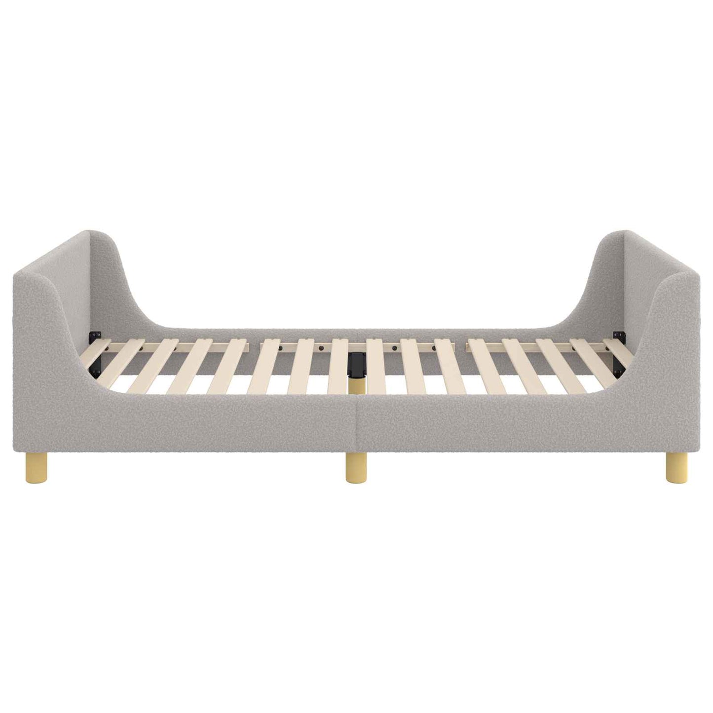 Struttura letto bambini con testata Grigio Chiaro 90x200 cm | homemem39
