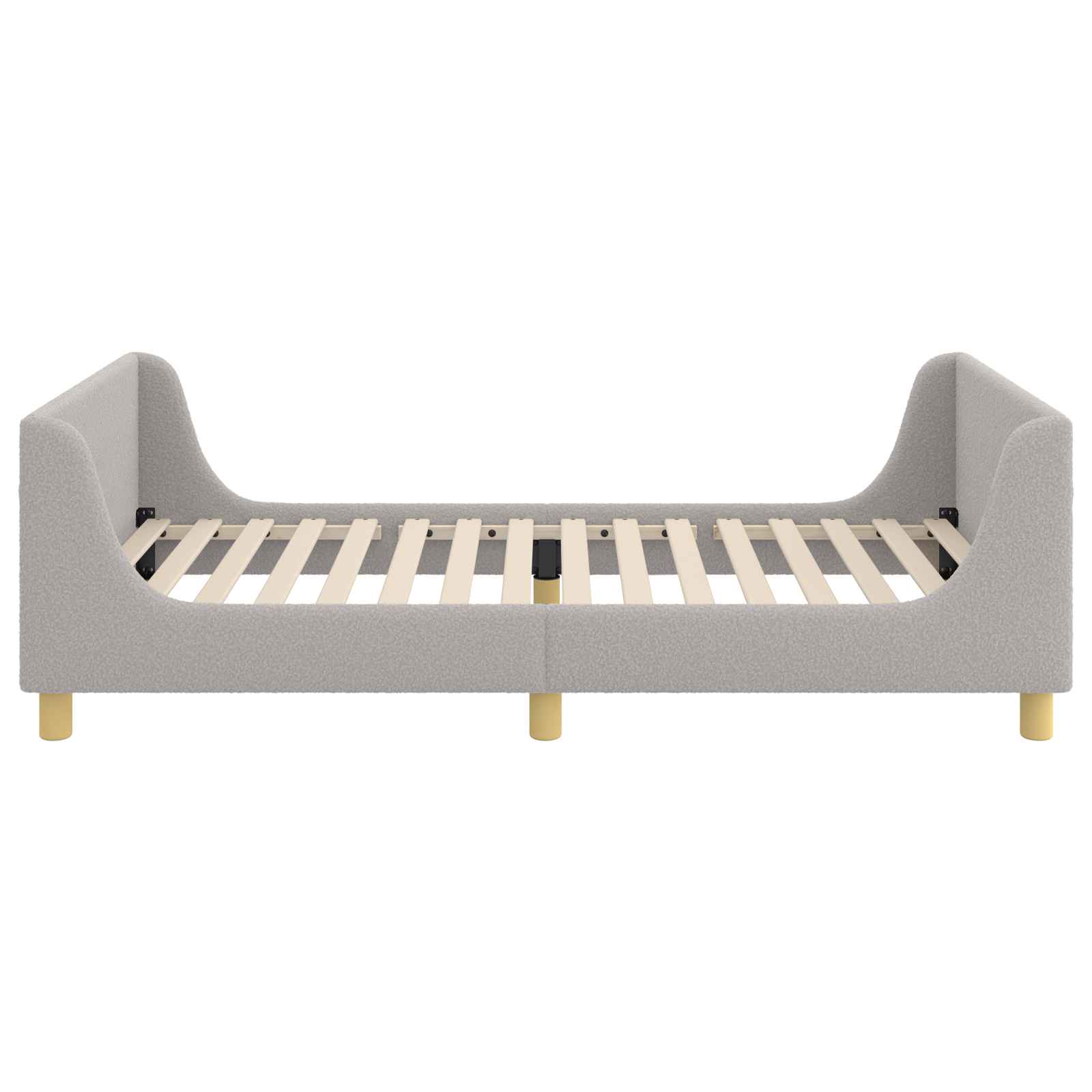 Struttura letto bambini con testata Grigio Chiaro 90x200 cm | homemem39