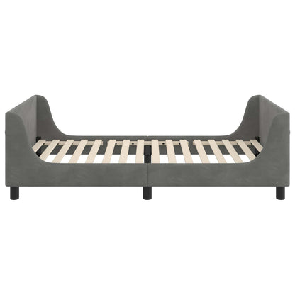 Struttura letto bambini con testata Grigio Scuro 90 x 200 cm | homemem39
