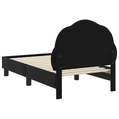 Struttura letto per bambini con testata Nero 70 x 140 cm | homemem39