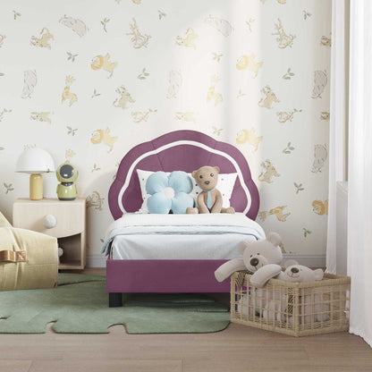 Struttura letto per bambini con testata Viola 70 x 140 cm