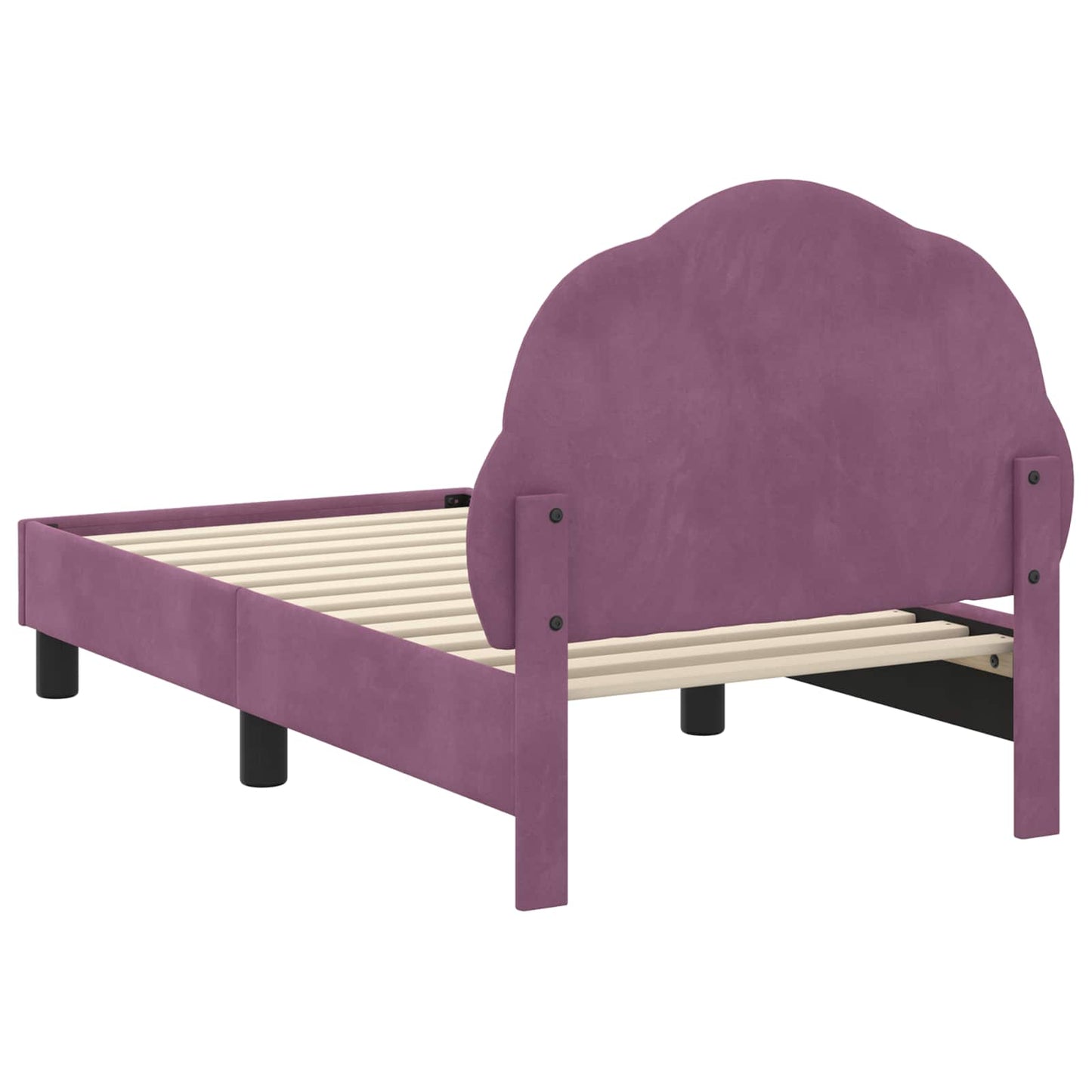 Struttura letto per bambini con testata Viola 70 x 140 cm | homemem39