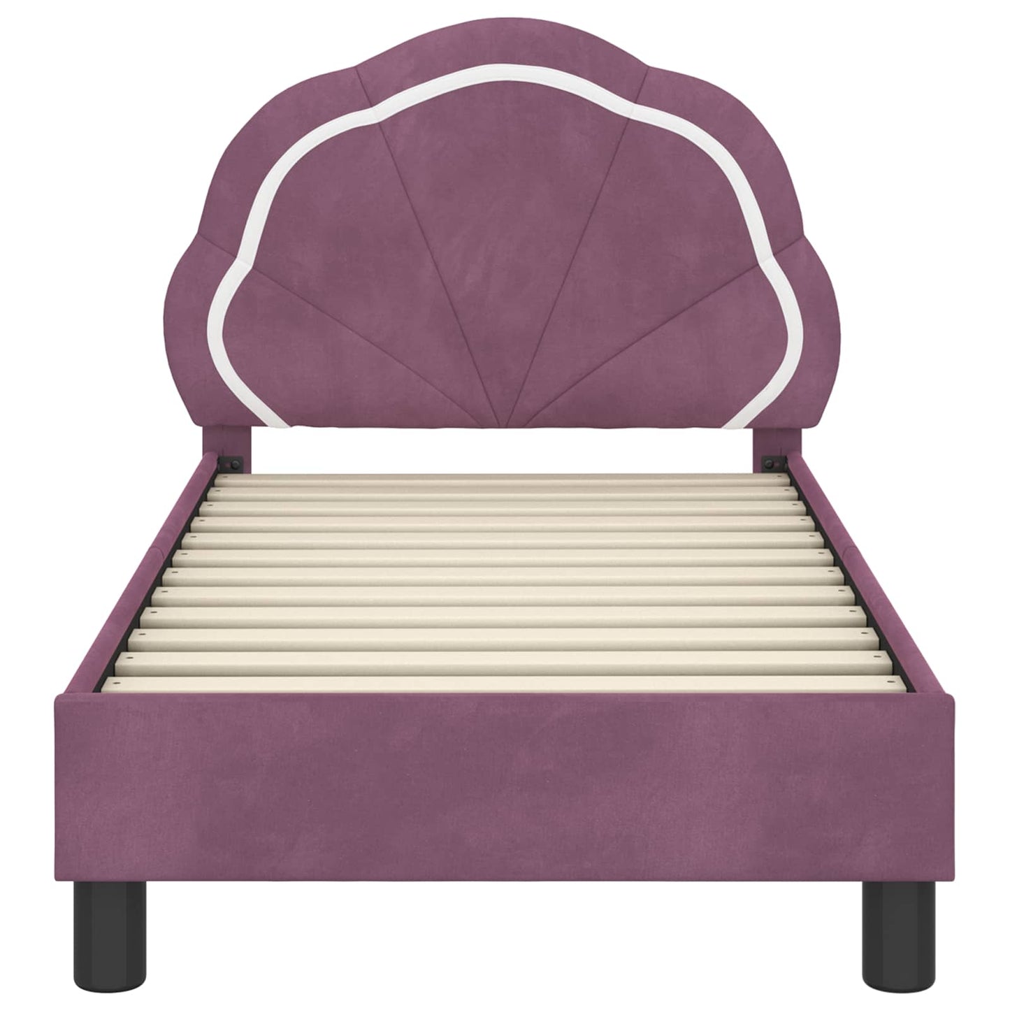 Struttura letto per bambini con testata Viola 70 x 140 cm | homemem39
