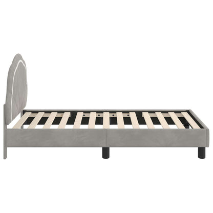 Struttura letto bambini con testata Grigio Chiaro 80 x 160 cm | homemem39