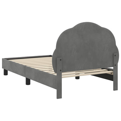 Struttura letto bambini con testata Grigio Scuro 80 x 160 cm | homemem39
