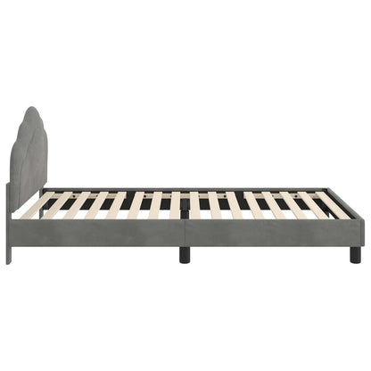 Struttura letto bambini con testata Grigio Scuro 90 x 190 cm | homemem39