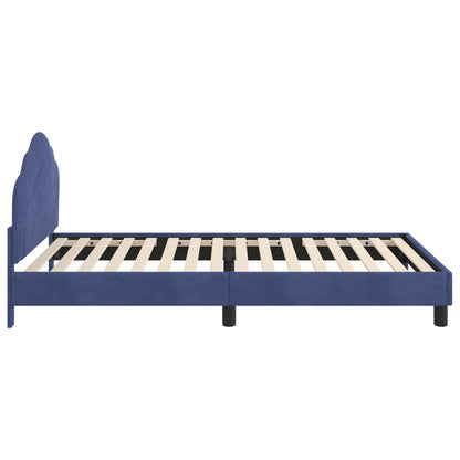 Struttura letto bambini con testata Blu Polizia 90 x 200 cm | homemem39