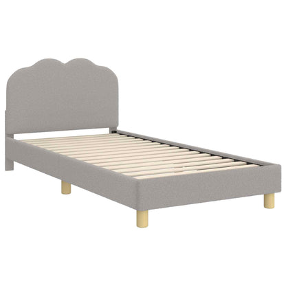 Struttura letto bambini con testata Grigio Chiaro 80x200 cm | homemem39