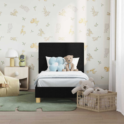 Struttura letto per bambini con testata Nero 70 x 140 cm | homemem39