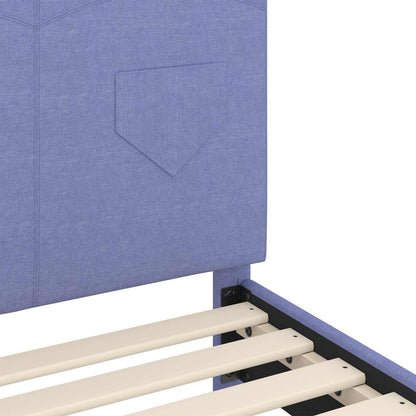 Struttura letto per bambini con testata Blu jeans 70 x 140 cm | homemem39