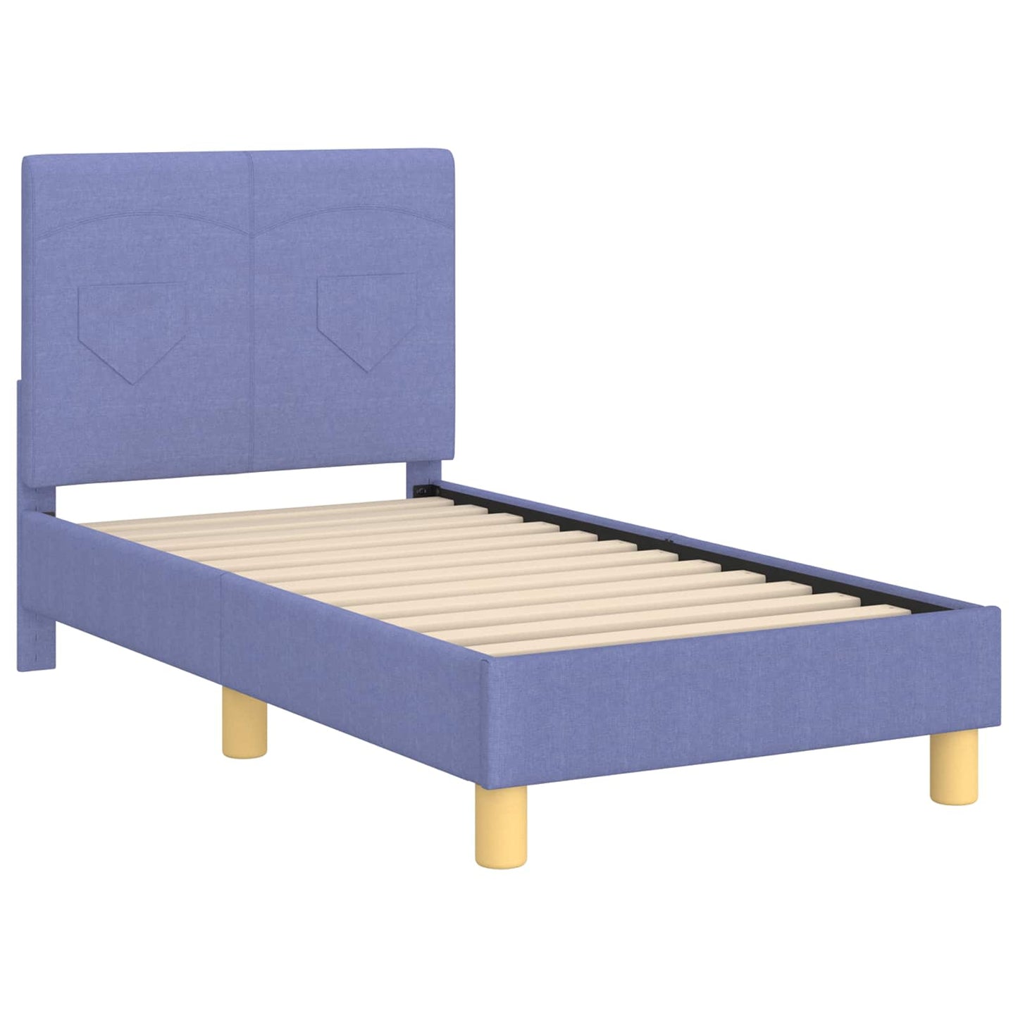 Struttura letto per bambini con testata Blu jeans 70 x 140 cm | homemem39