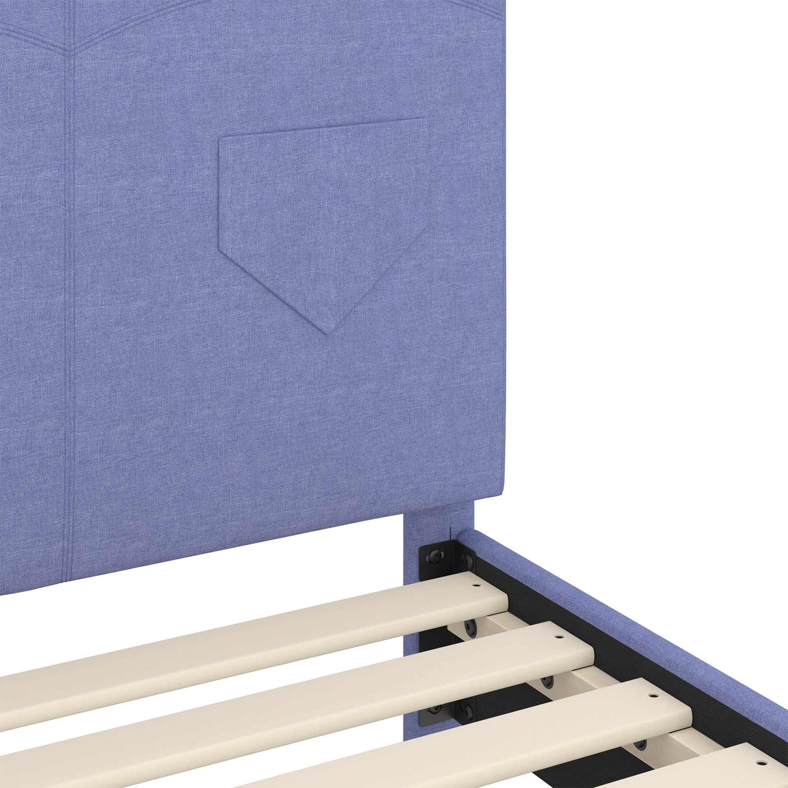 Struttura letto bambini con testata Blu jeans 80 x 160 cm | homemem39