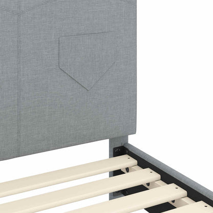 Struttura letto bambini con testata Grigio chiaro 80 x 200 cm | homemem39