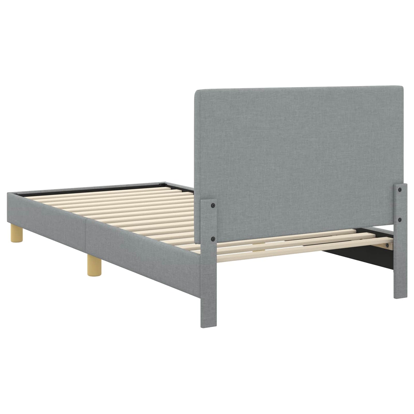 Struttura letto bambini con testata Grigio chiaro 80 x 200 cm | homemem39