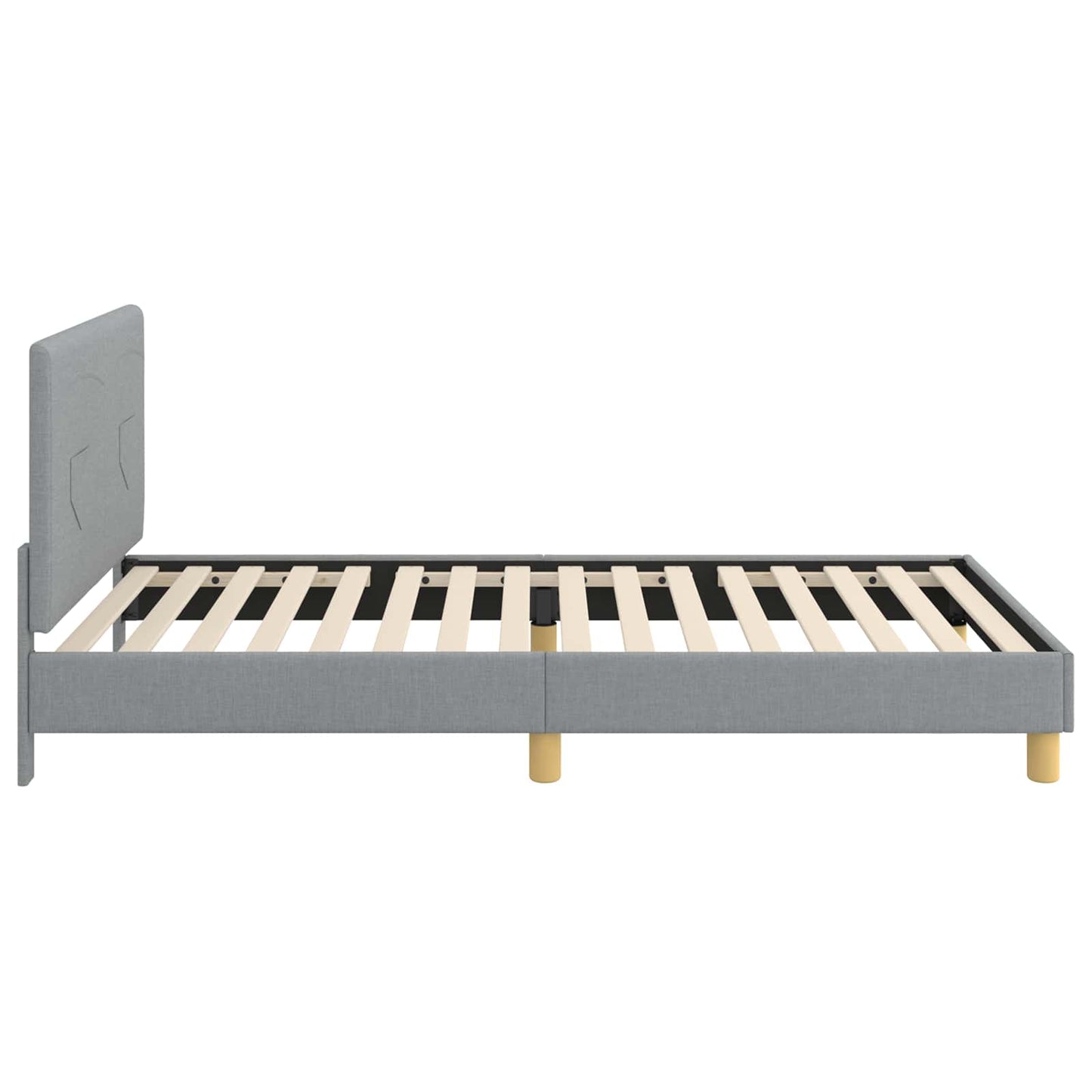 Struttura letto bambini con testata Grigio chiaro 80 x 200 cm | homemem39