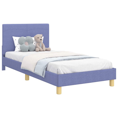Struttura letto bambini con testata Blu jeans 90 x 190 cm | homemem39