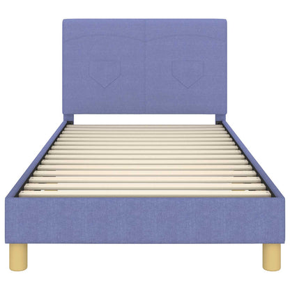 Struttura letto bambini con testata Blu jeans 90 x 190 cm | homemem39