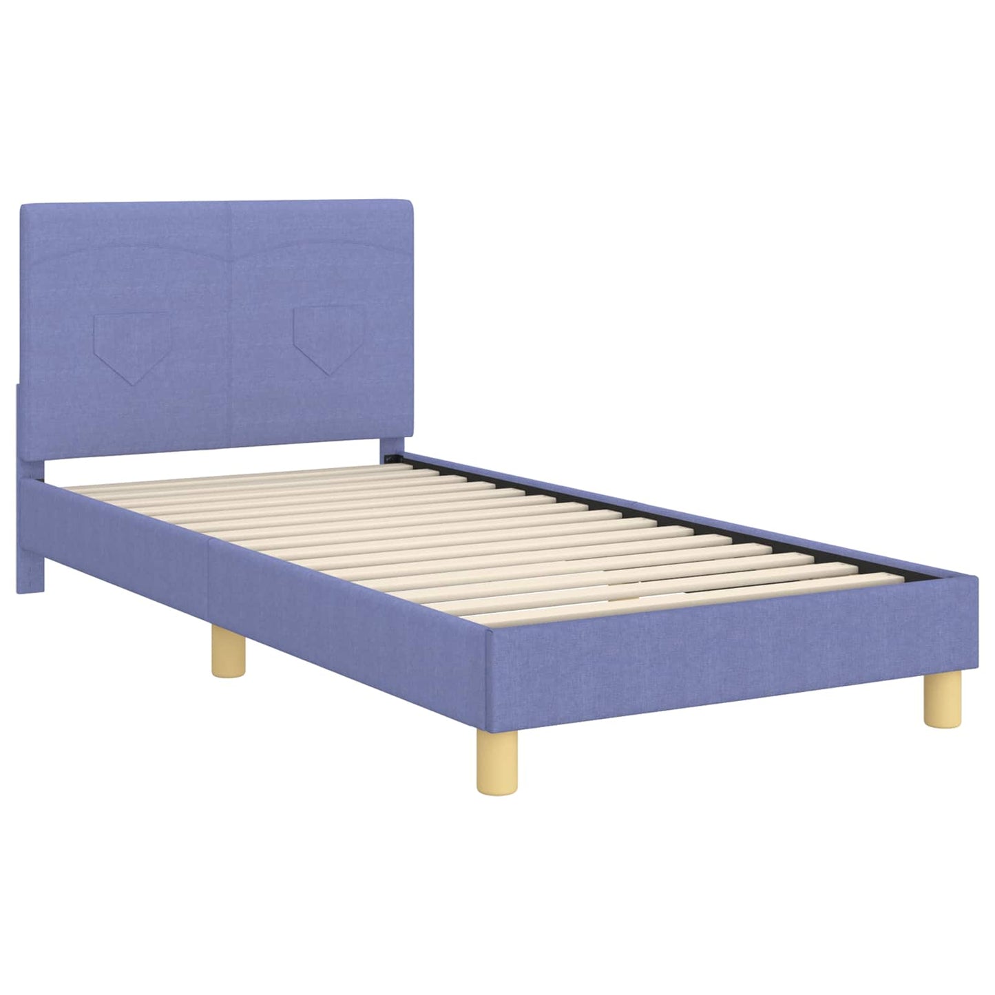 Struttura letto bambini con testata Blu jeans 90 x 200 cm | homemem39