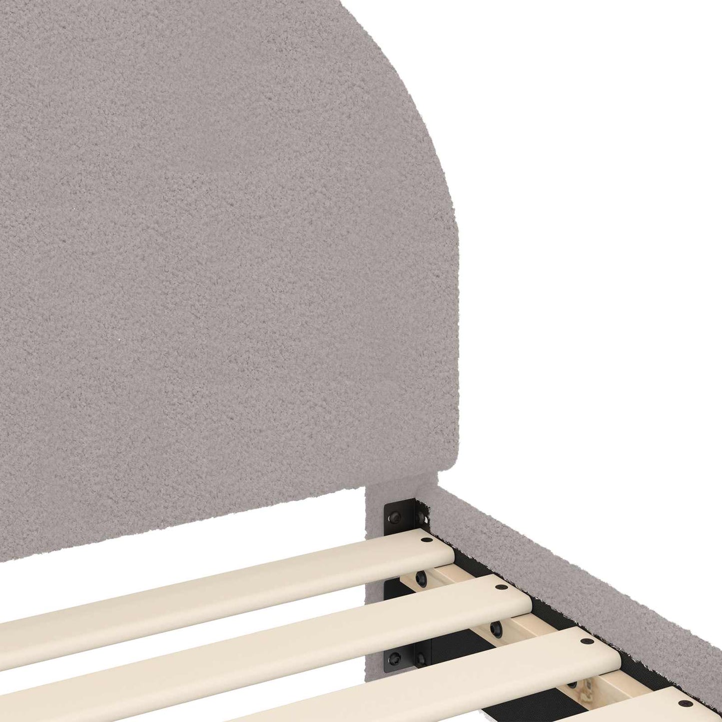 Struttura letto bambini con testata Grigio Chiaro 80x200 cm | homemem39