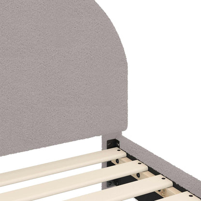Struttura letto bambini con testata Grigio Chiaro 90x190 cm | homemem39