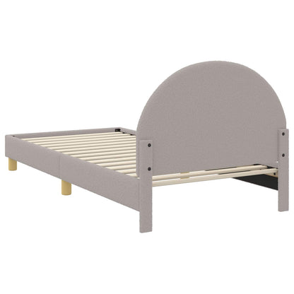 Struttura letto bambini con testata Grigio Chiaro 90x200 cm | homemem39