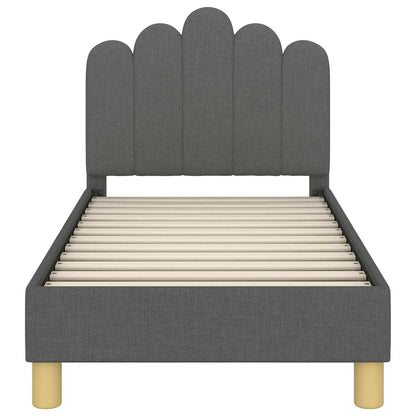 Struttura letto per bambini con testata Grigio scuro
